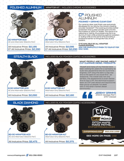CVF Racing - Official Product Catalog for 2025 - Page 106-107
