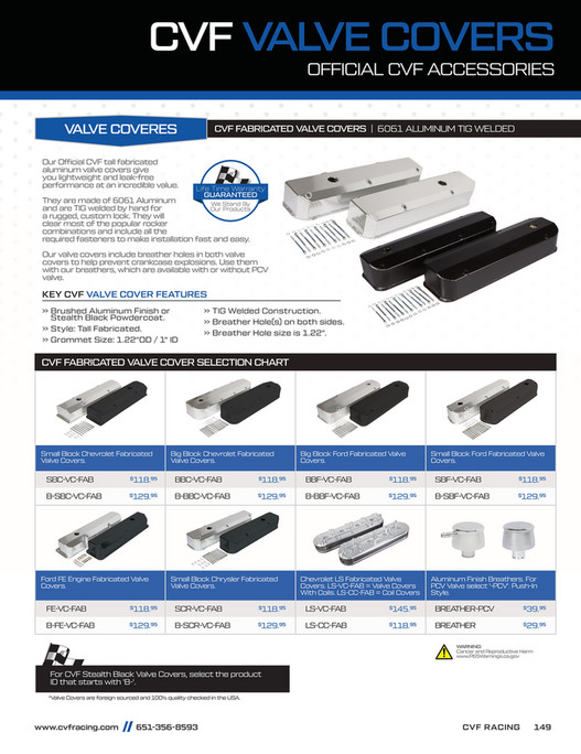 CVF Racing - Official Product Catalog for 2025 - Page 148-149