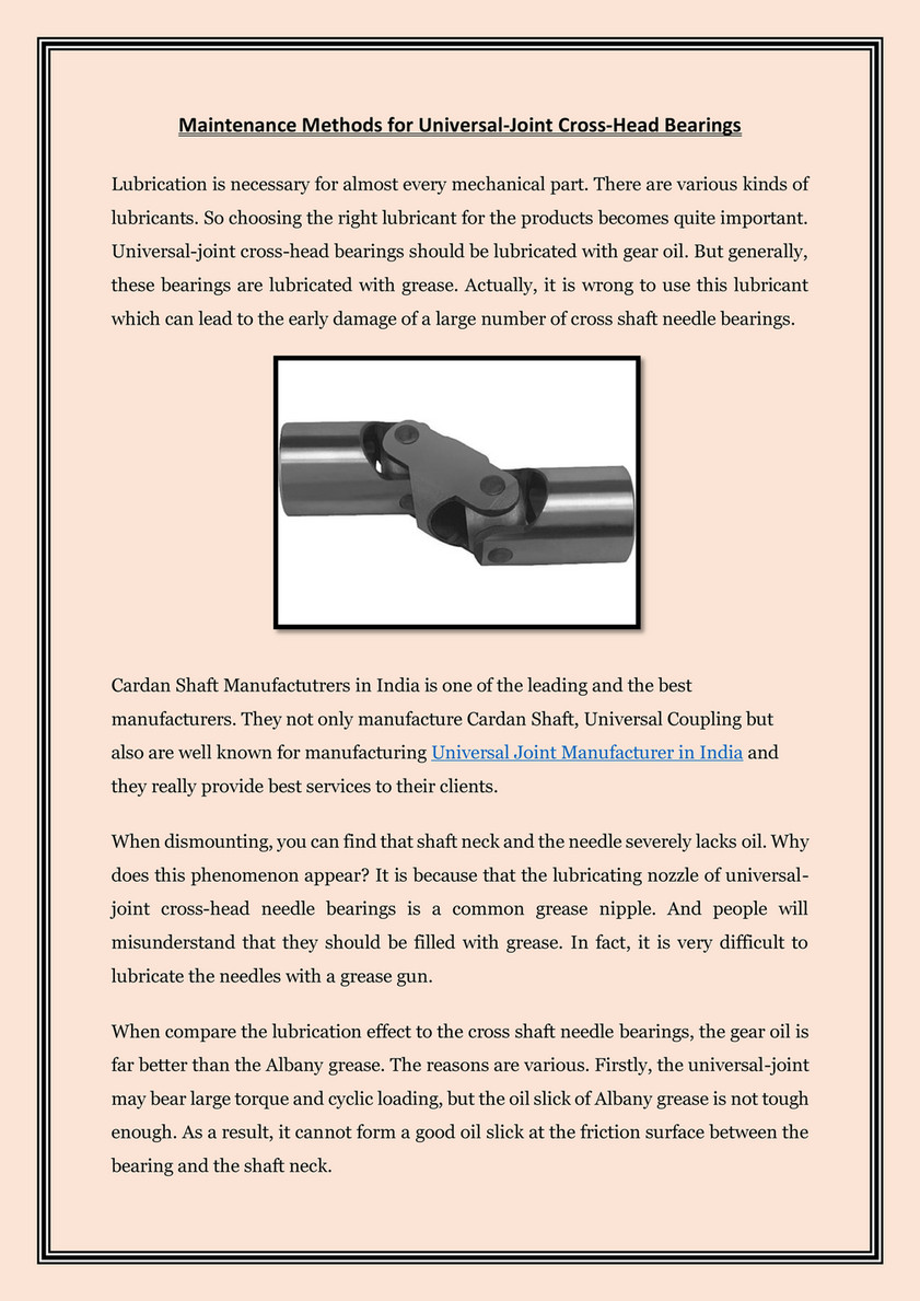 My publications - Maintenance Methods for Universal - Page 1