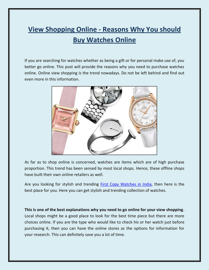 low price watches online purchase