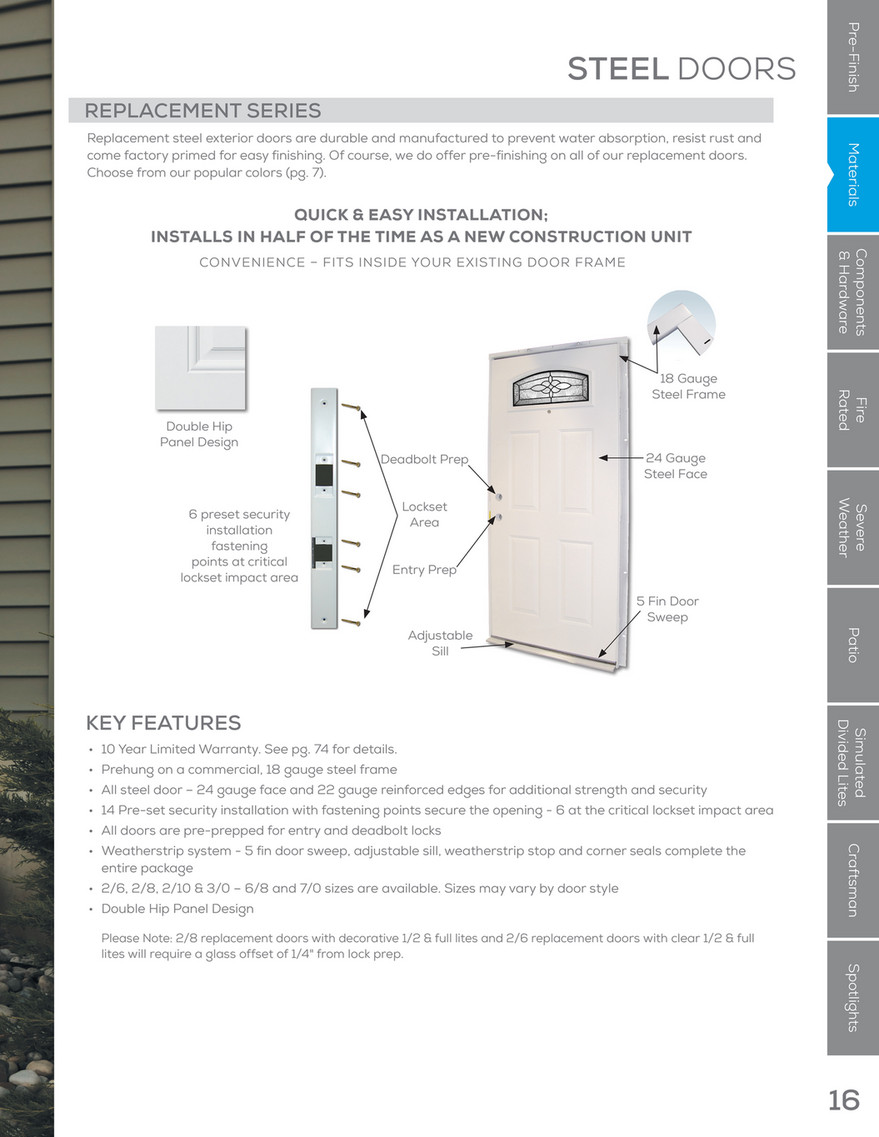 Mmi Door Mmi Door Exterior Doors Brochure Page 18 19