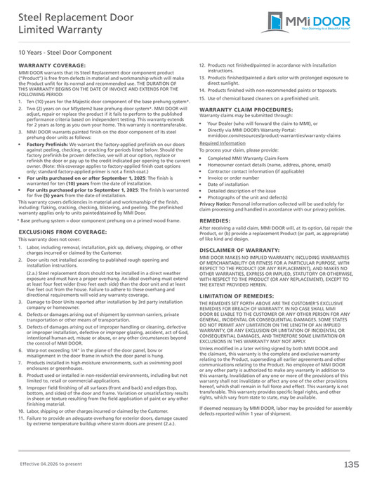 Mmi Form.pdf MMI DOOR - MMI DOOR - Price Brochure - Page 132-133