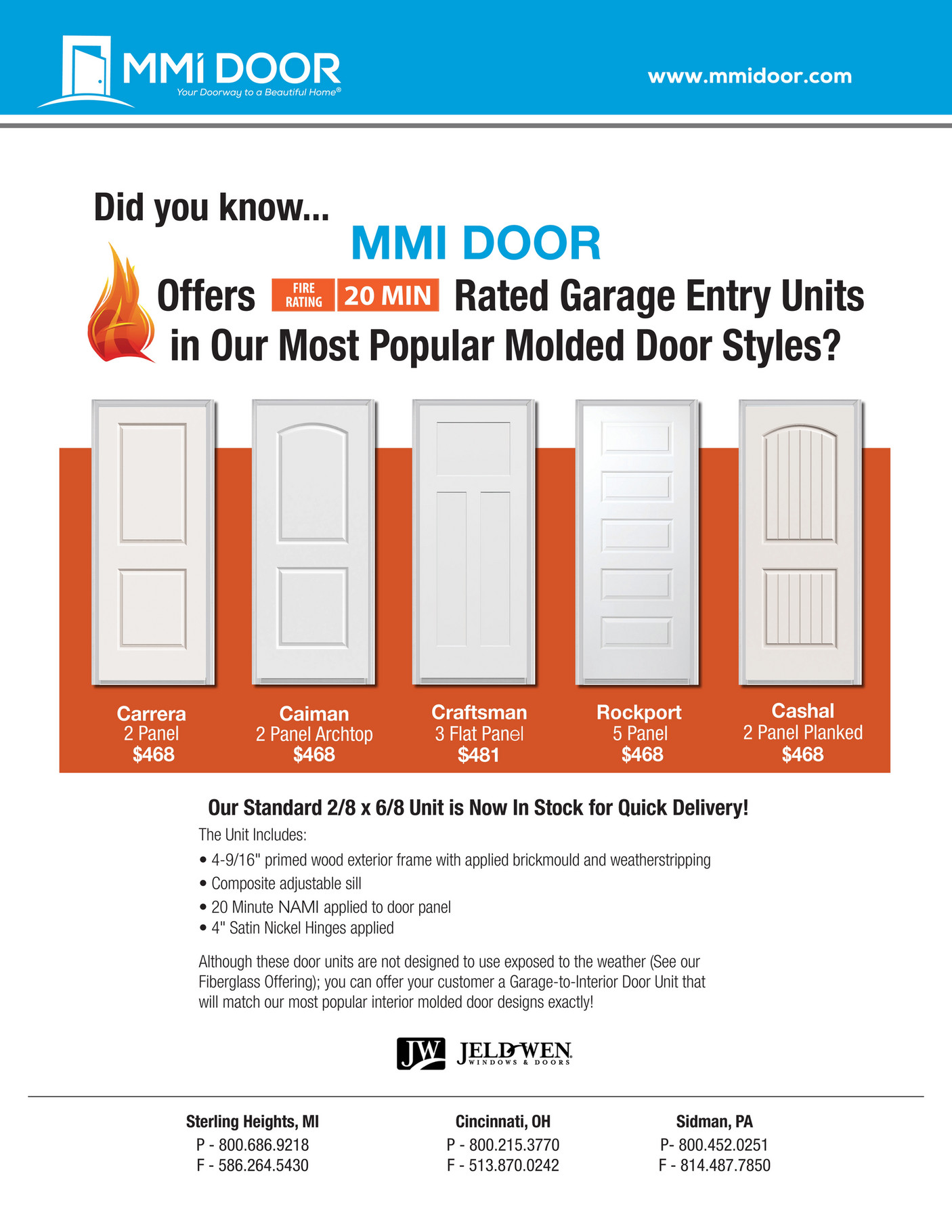 MMI DOOR MMI DOOR 20min Fire Doors Brochure Page 1