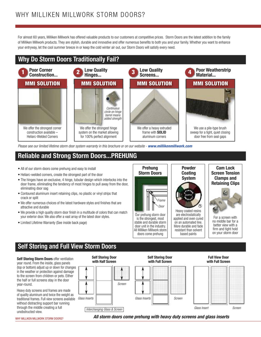 Mmi Door Storm Doors Brochure Page 2 3