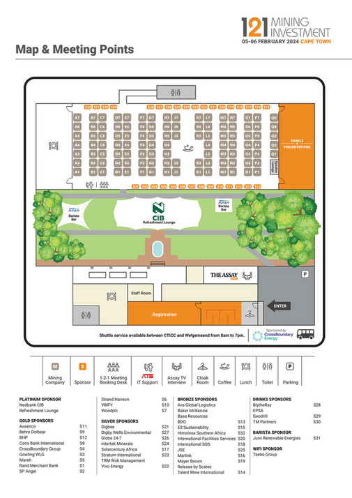 The Assay - 121 Mining Investment Cape Town Map - February 2024 - Page 1