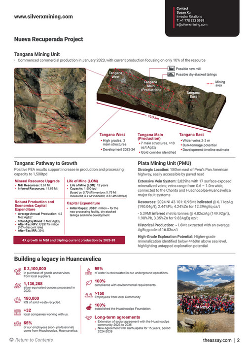 The Assay - Silver X Mining - Page 2