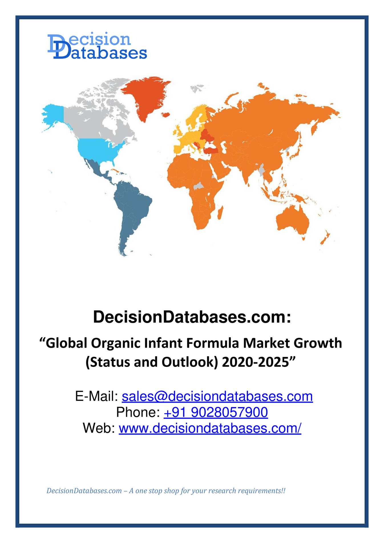 Organic Infant Formula Market Research Report From 2020 To 2025 Page