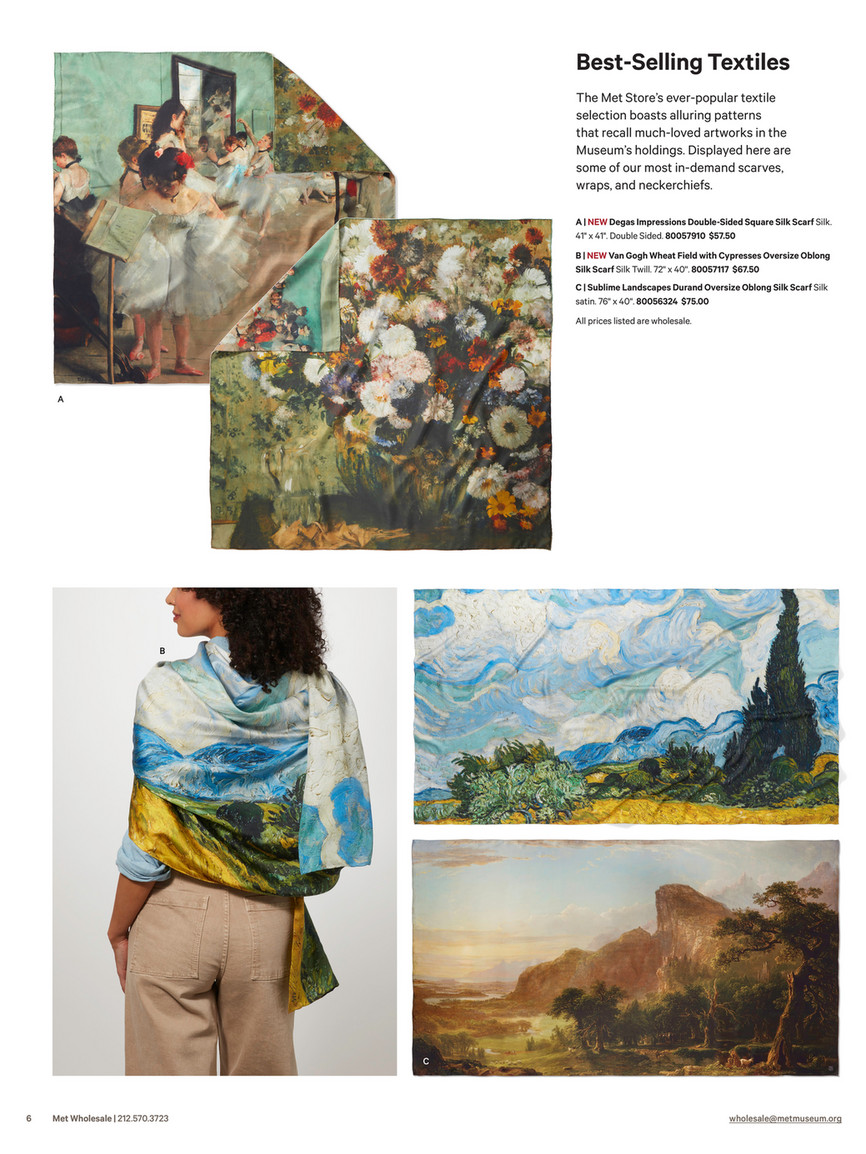 Metropolitan Museum of Art Art Scarves & Wraps for Women