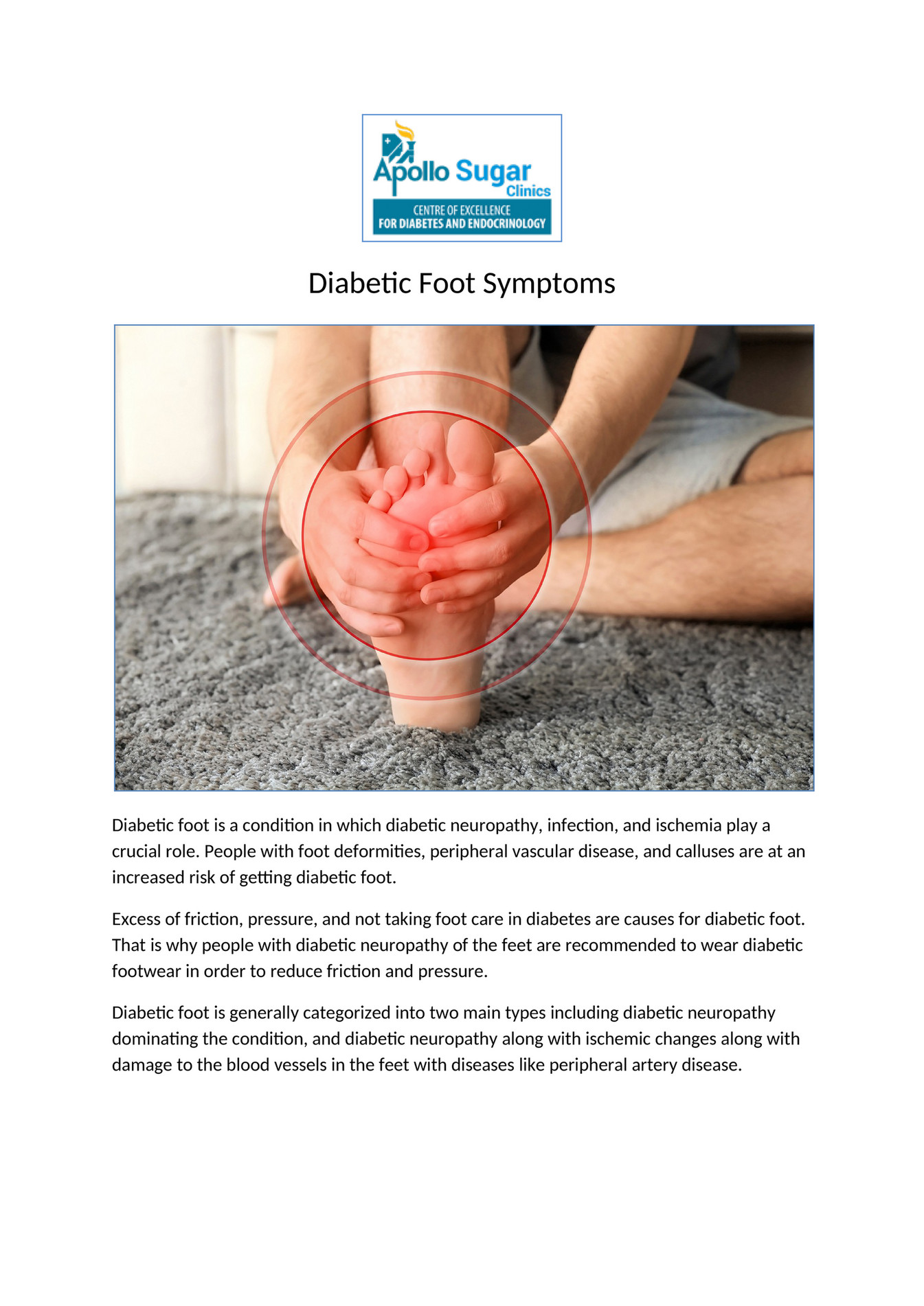 Apollo Sugar Clinic - Diabetic Foot Symptoms - Page 1 - Created with