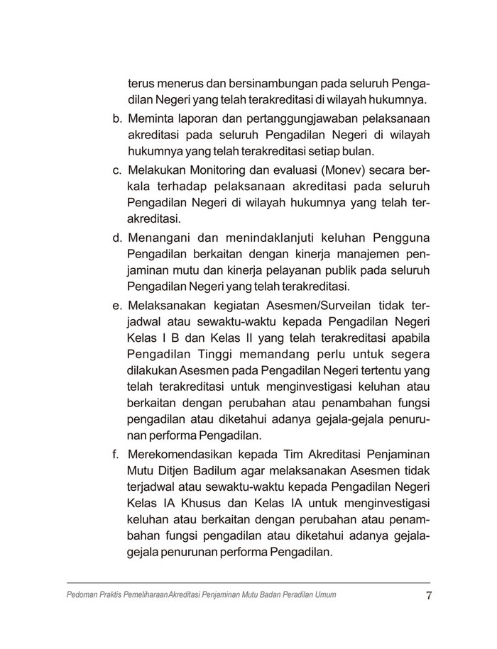 Badilum - Buku Pedoman Praktis Pemeliharaan Akreditasi - Page 14 ...