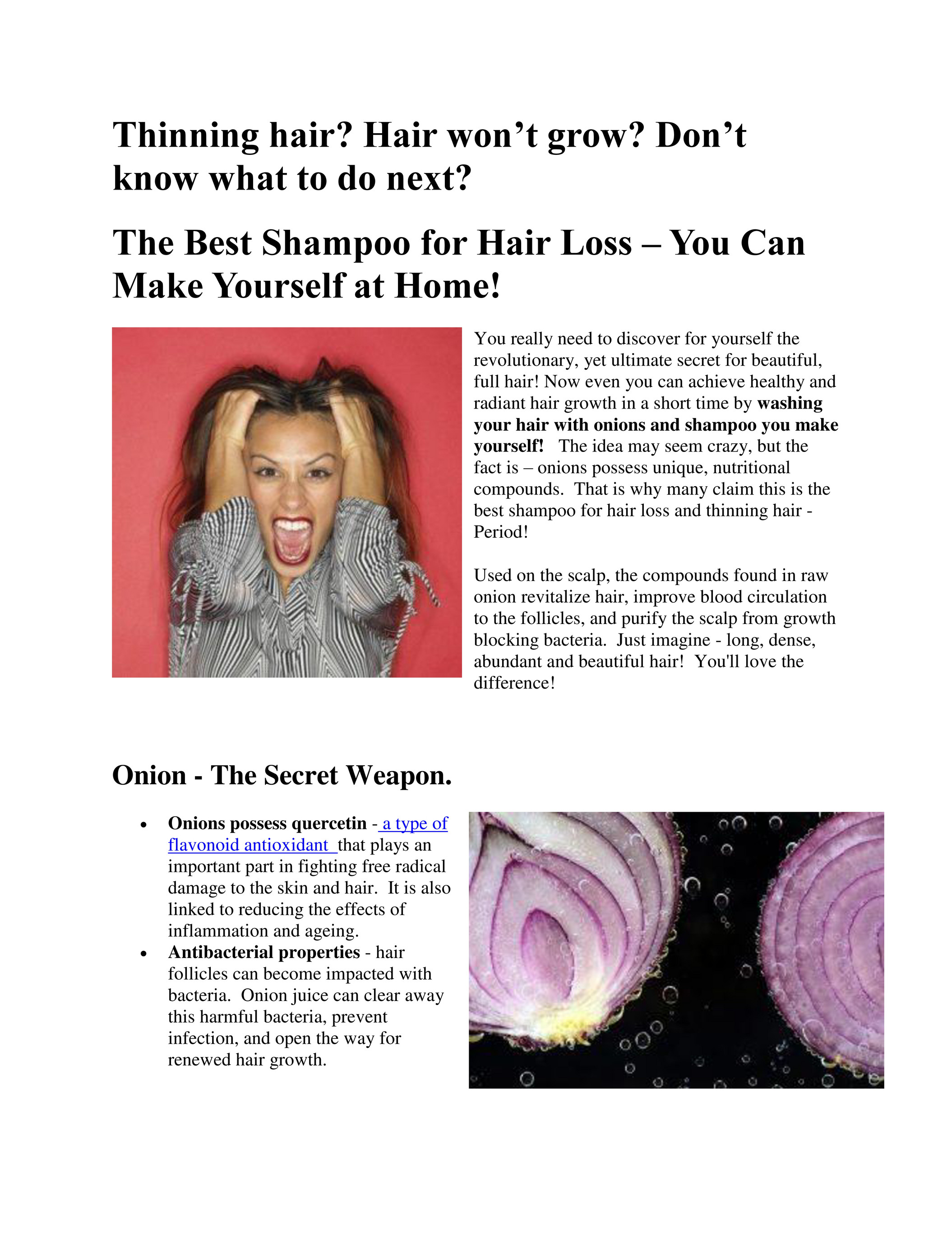 My publications - Best Shampoo for Hair Loss, You can Make It Yourself at  Home! - Page 1 - Created with 