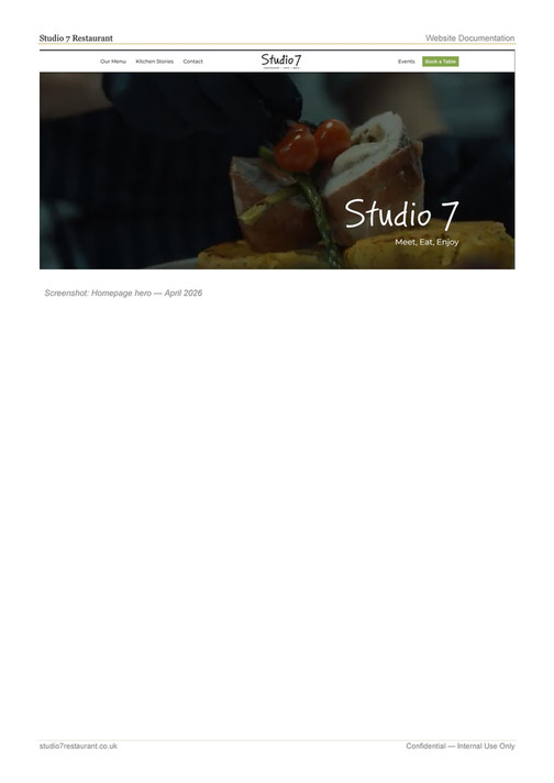 Slam Marketing - Studio7-Website-Documentation - Page 1