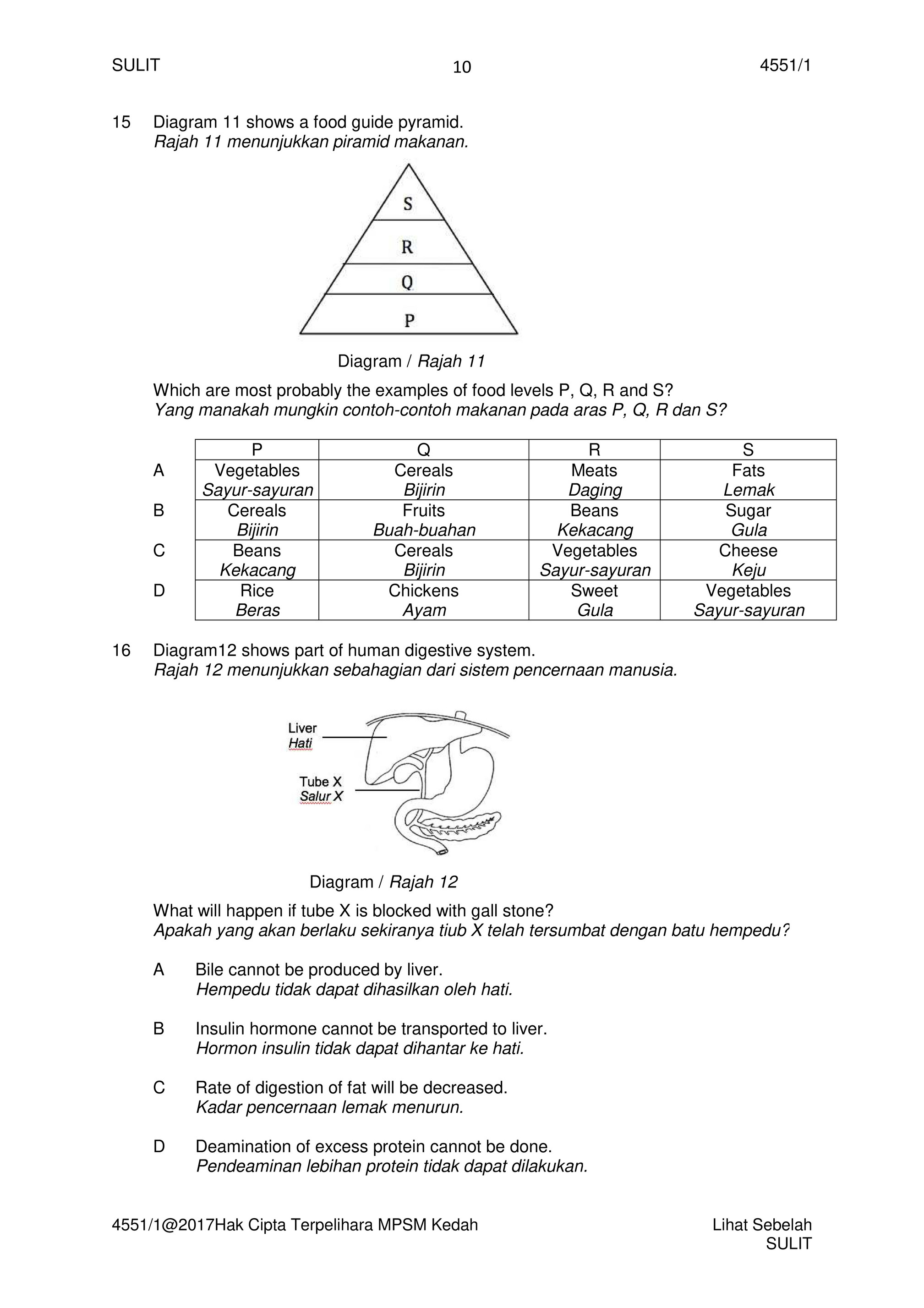 My publications - MP Bio 2017 Trial Kedah Paper 1 - Page 4-5 