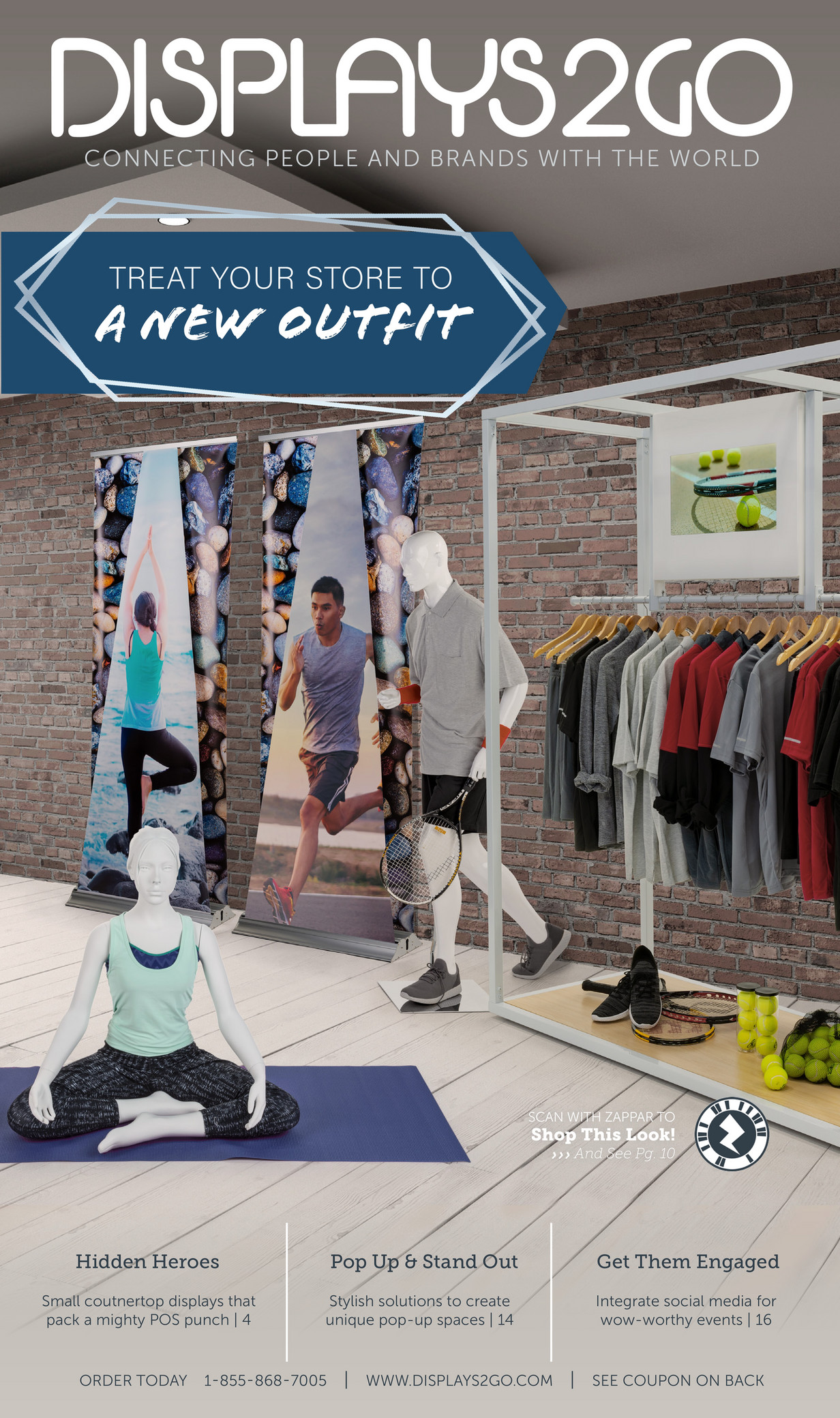 Displays2go Feb 2020 Retail SlimJim Catalog Page 1 Created with