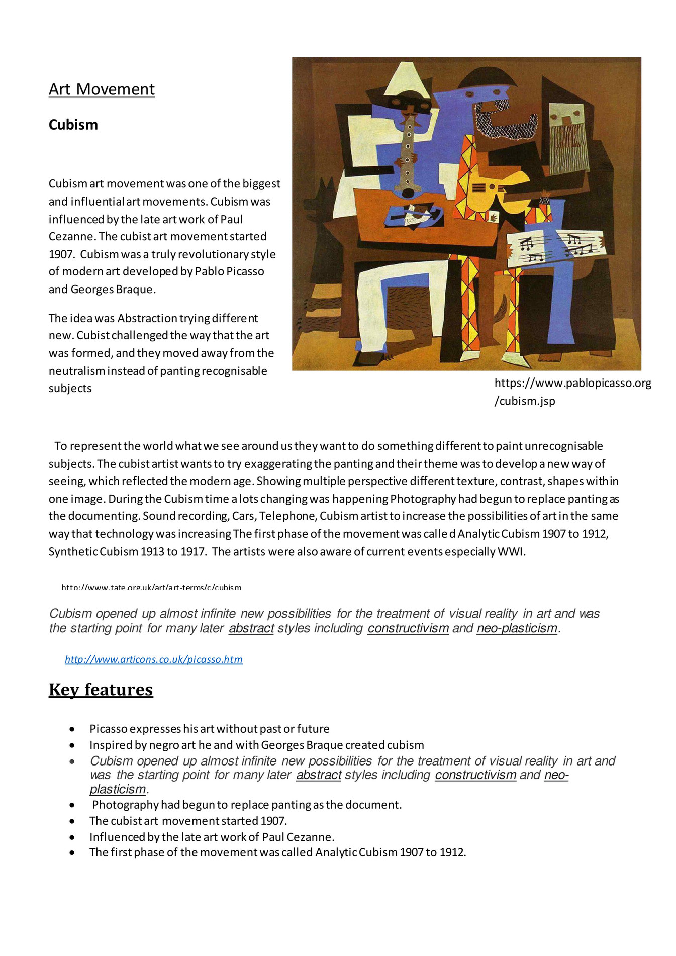 My Publications Cubism Page 1 Created With Publitas My Publications Cubism Page 1 Created With Publitas