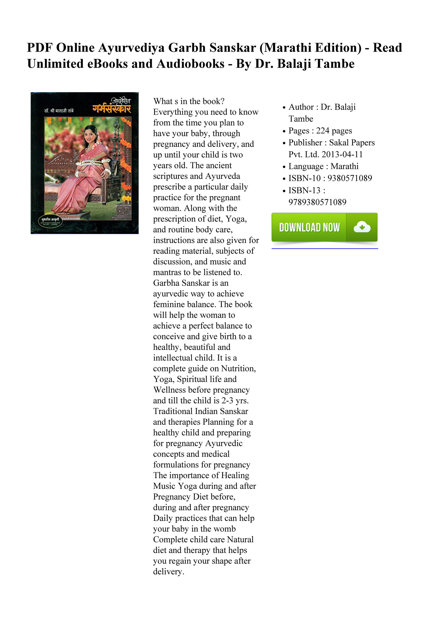 garbh sanskar marathi book online garbh sanskar marathi book online