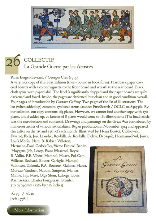 Harrison-Hiett Rare Books - HH-41 recent acquisitions - Print Quality ...