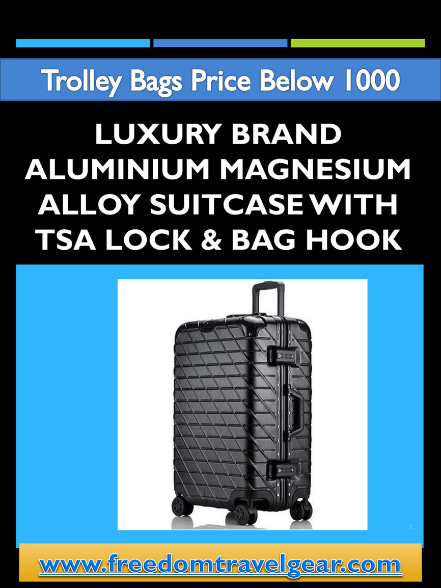 Best Travel Gadgets For Backpackers  Trolley Bags Price Below 1000  Page  45  Created with Publitascom