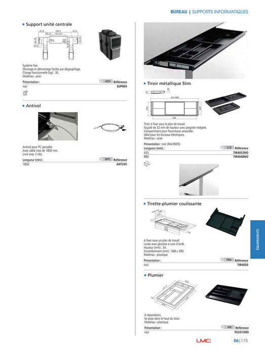 LMC group - LMC Catalogue général édition 16 - Page 638-639