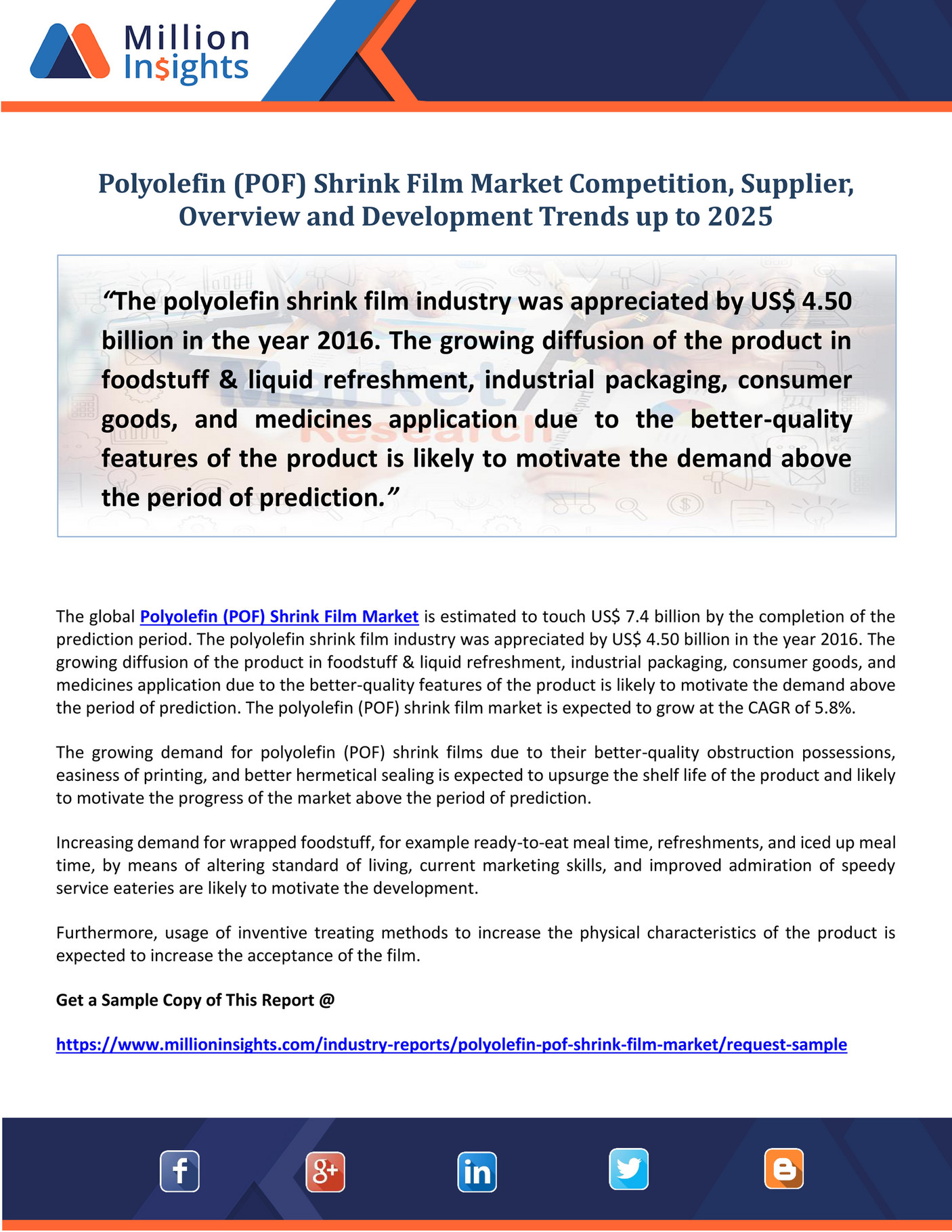 Market Developer Polyolefin (POF) Shrink Film Market Competition