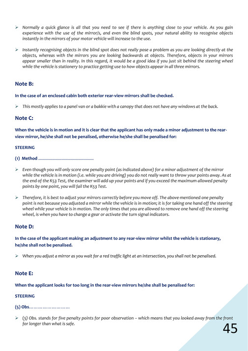 K53 Tests.pdf My publications - The K53 Yard Test Made Easy (Preview) - Page 48-49 ...
