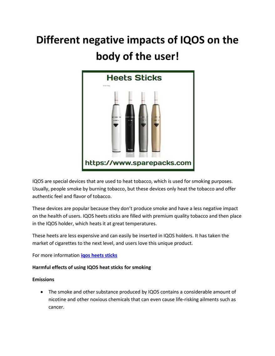 lyleandrews - Different-negative-impacts-of-IQOS-on-the-body-of-the-user -  Page 1