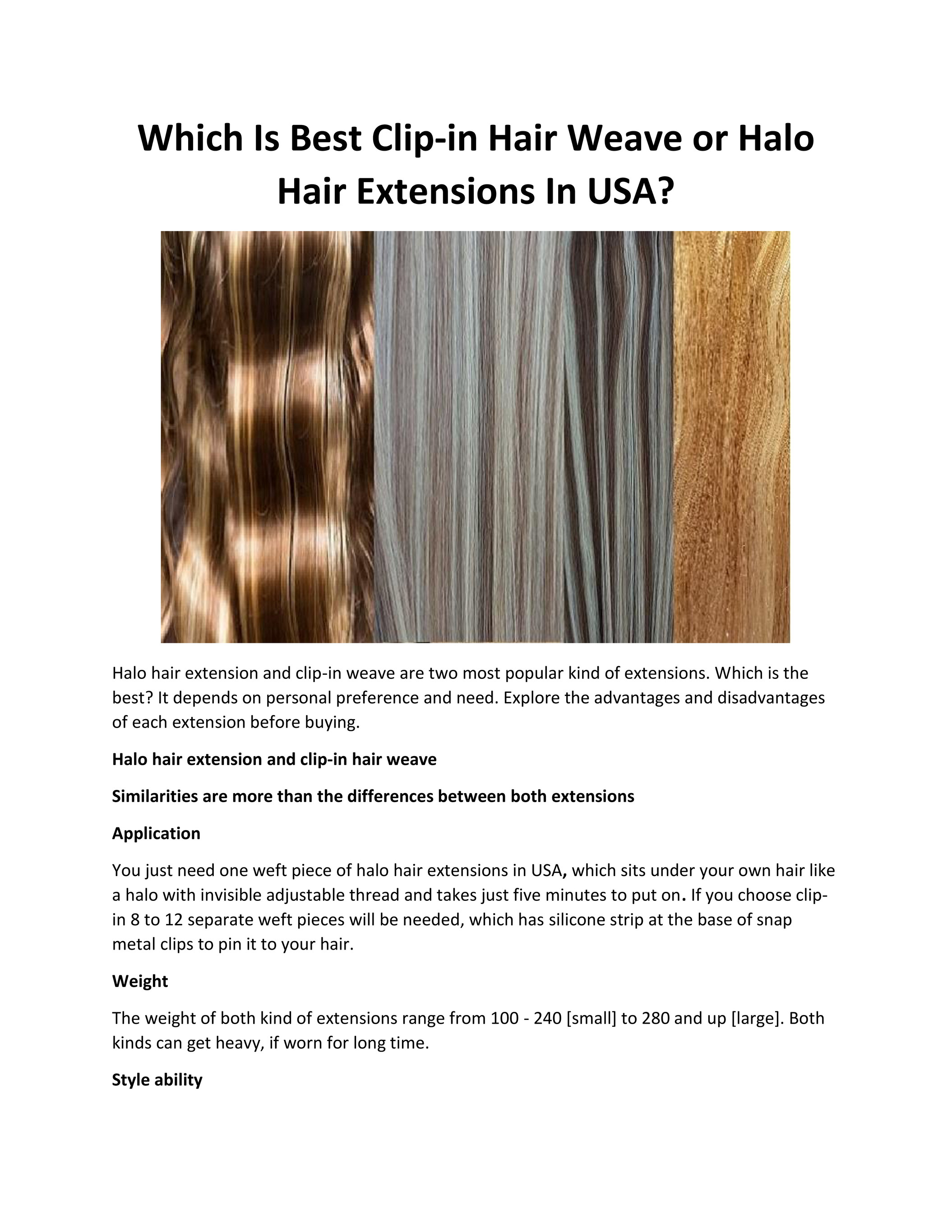 hair weave usa
