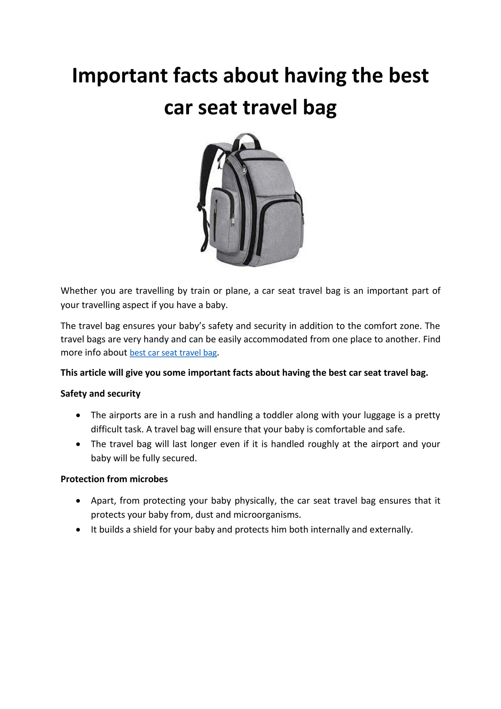 best under seat travel bag