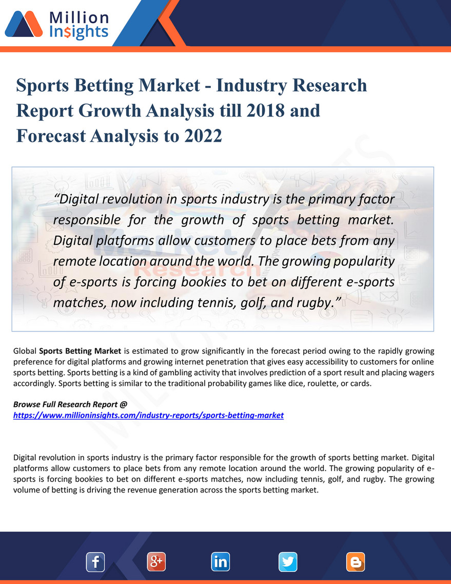 sports betting research paper