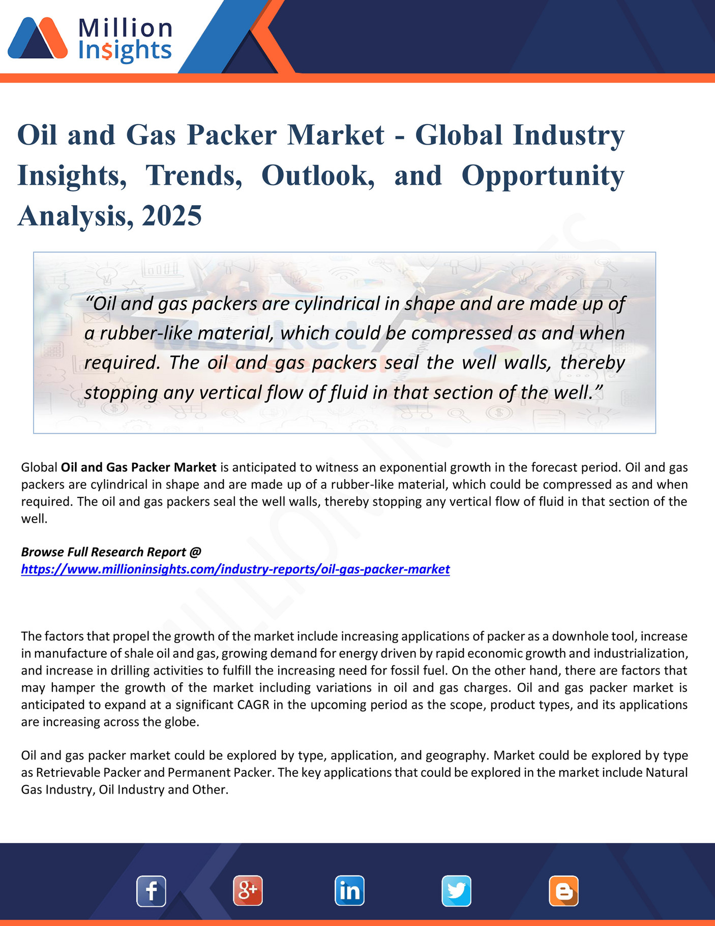 My publications - Oil and Gas Packer Market - Global Industry Insights ...