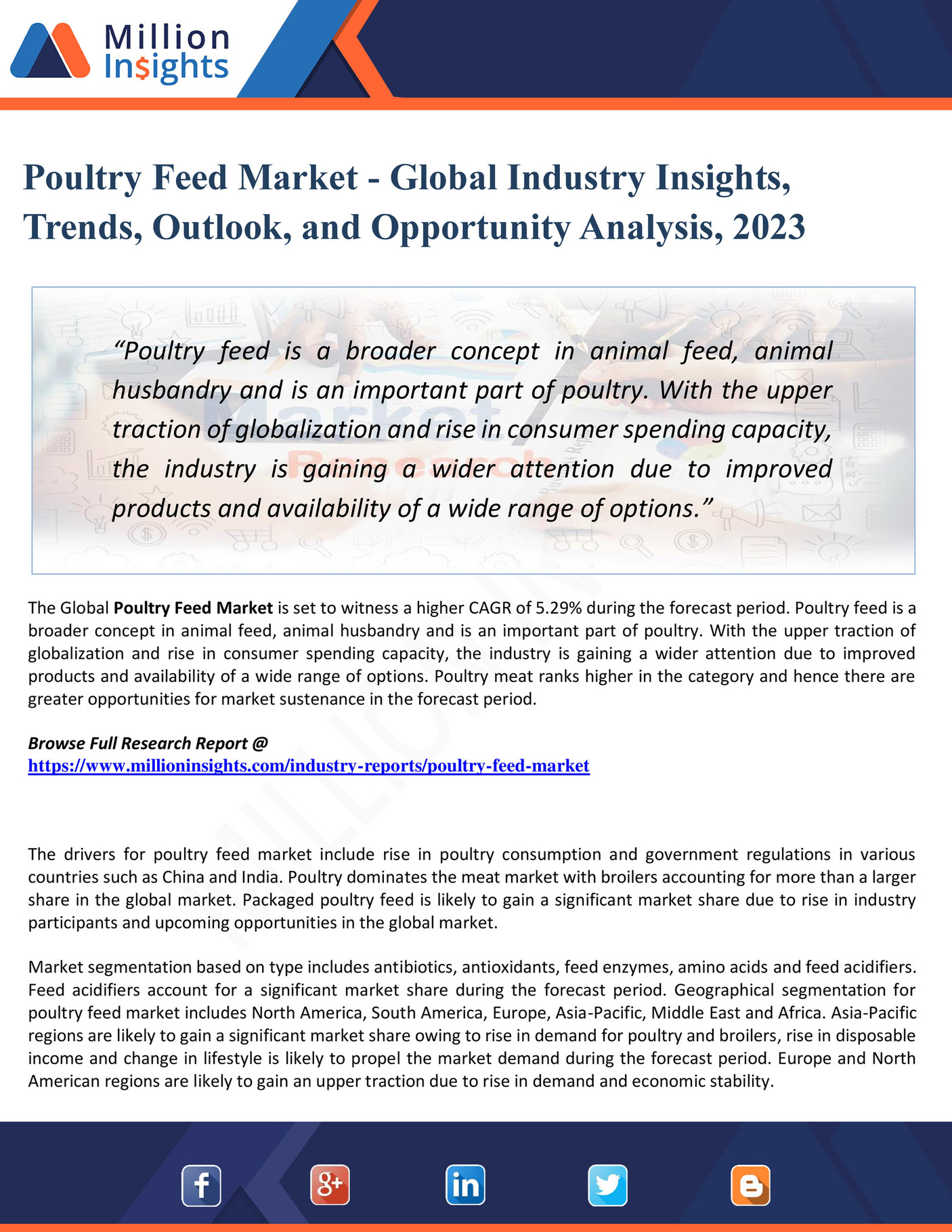 My Publications - Poultry Feed Market - Global Industry Insights ...