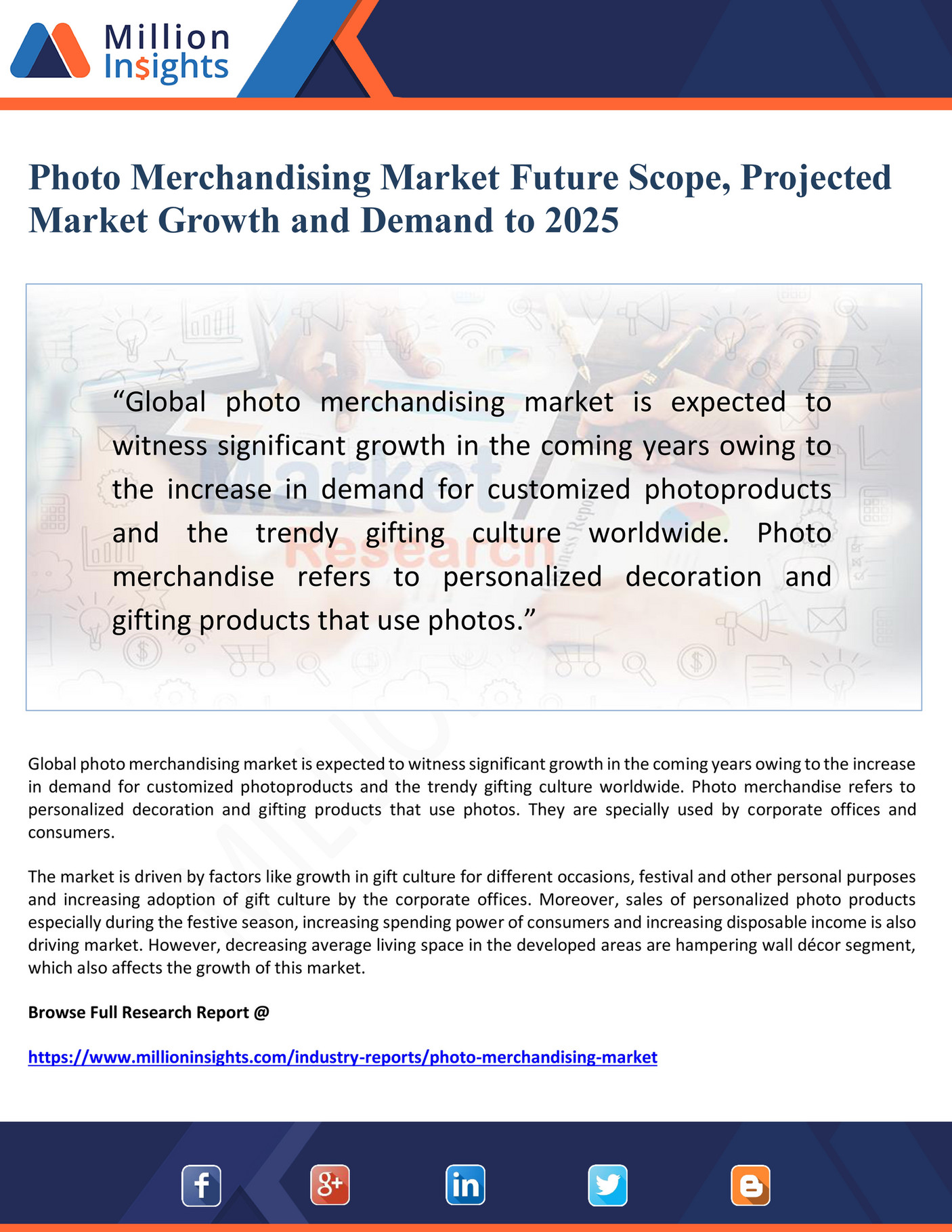 My publications Future Scope of Photo Merchandising Market and Projected Growth by 2025 Page