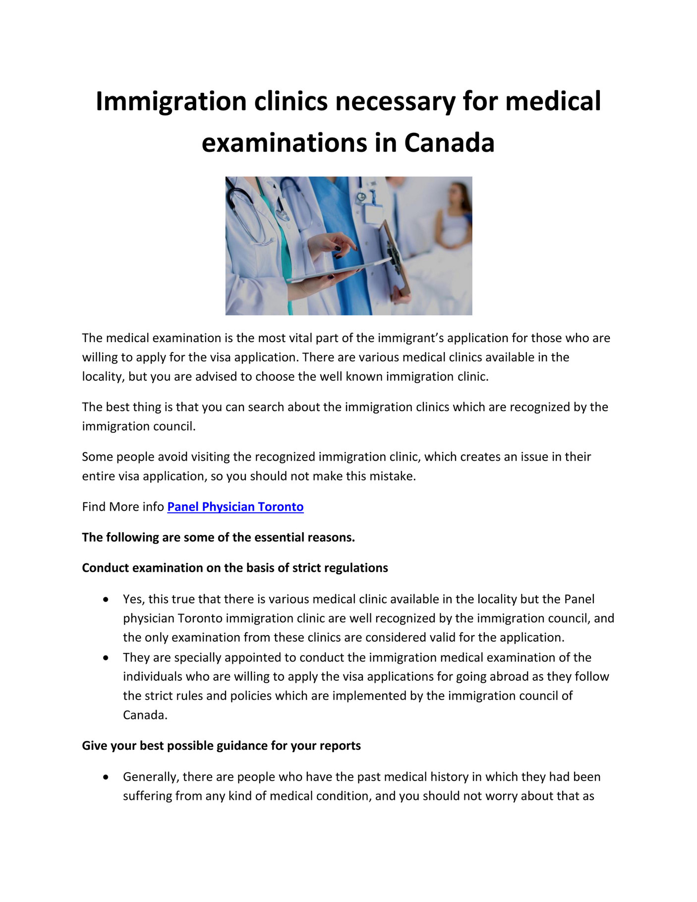My publications Immigrationclinicsnecessaryformedical