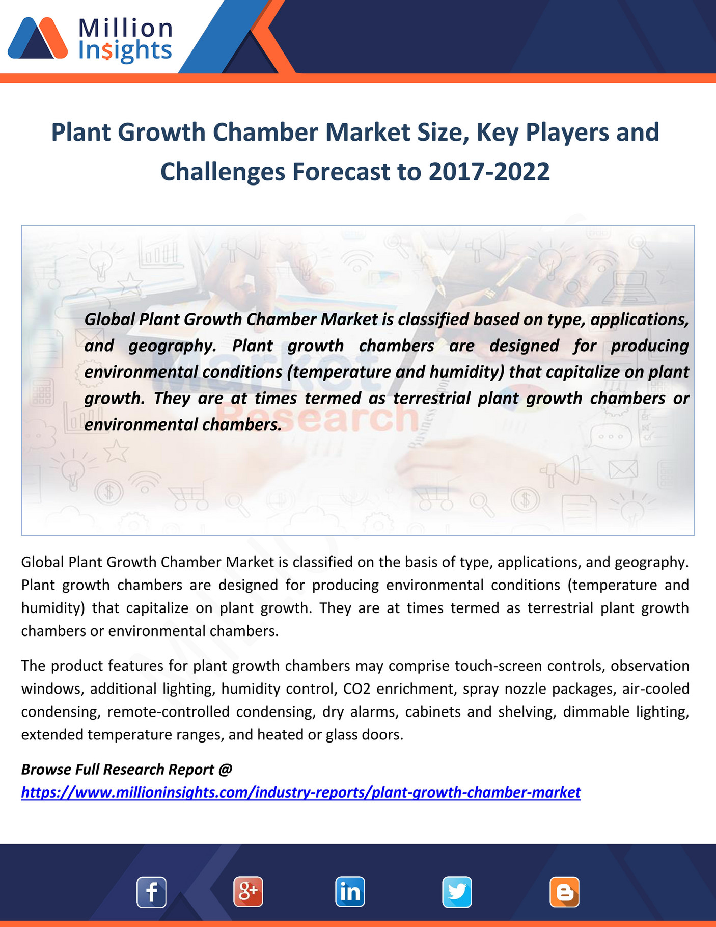 Million Insight Plant Growth Chamber Market Size, Key Players and