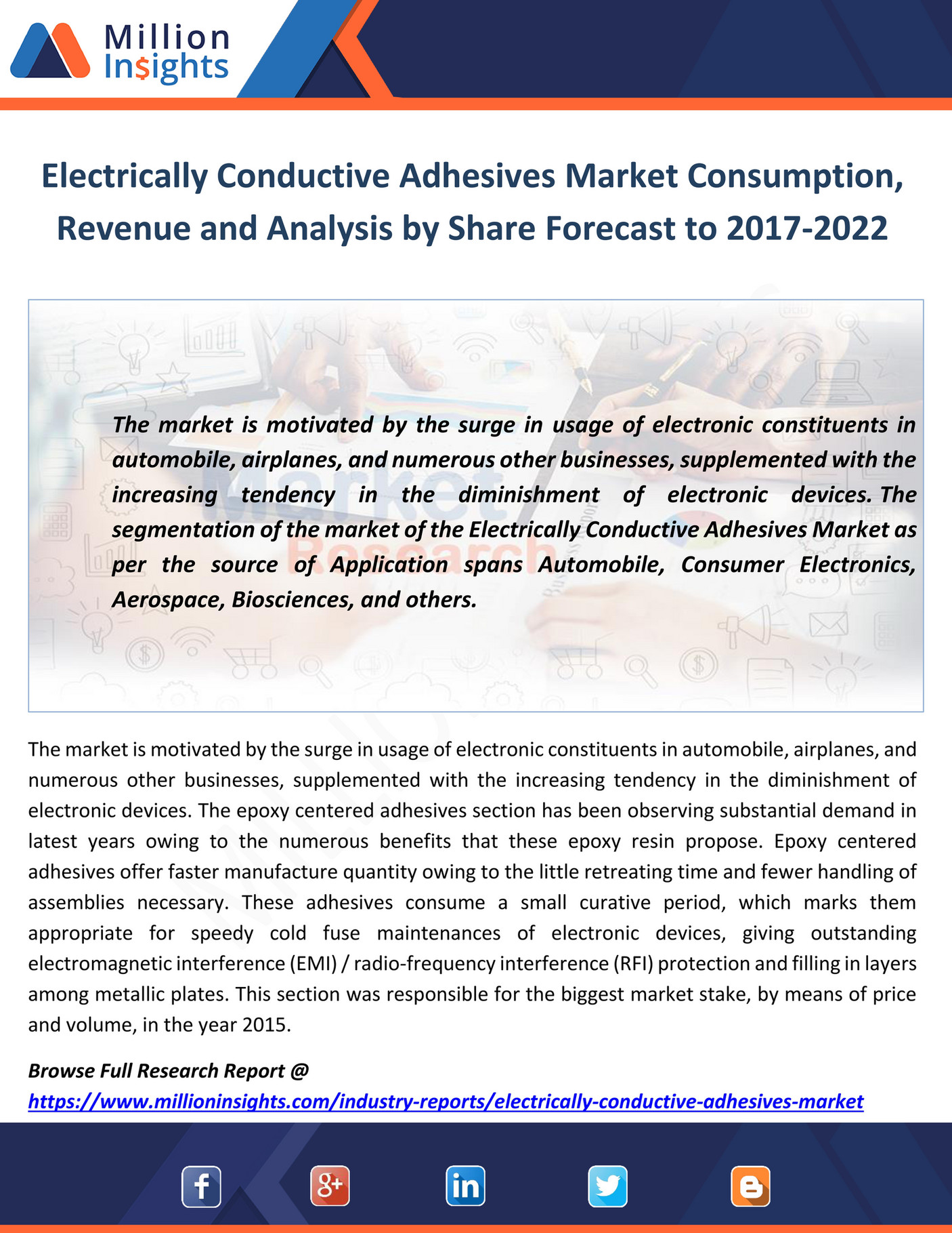 Million Insight Electrically Conductive Adhesives Market Consumption