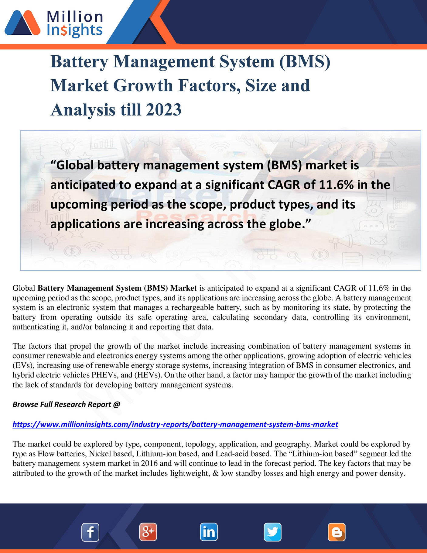 Million Insights - Battery Management System (BMS) Market Growth ...