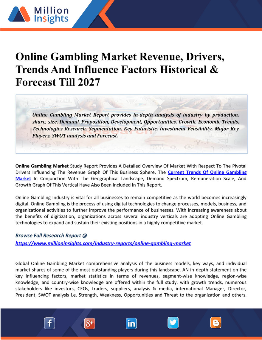 Online gambling trends 2020 fashion