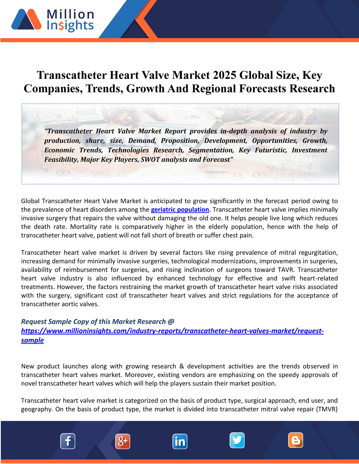 Market Hub - Transcatheter Heart Valve Market 2025 Global Industry