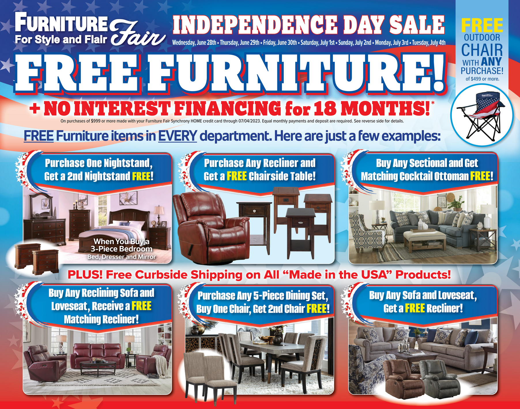 Furniture Fair - Freedom Sale Mailer - Page 1 - Created with Publitas.com