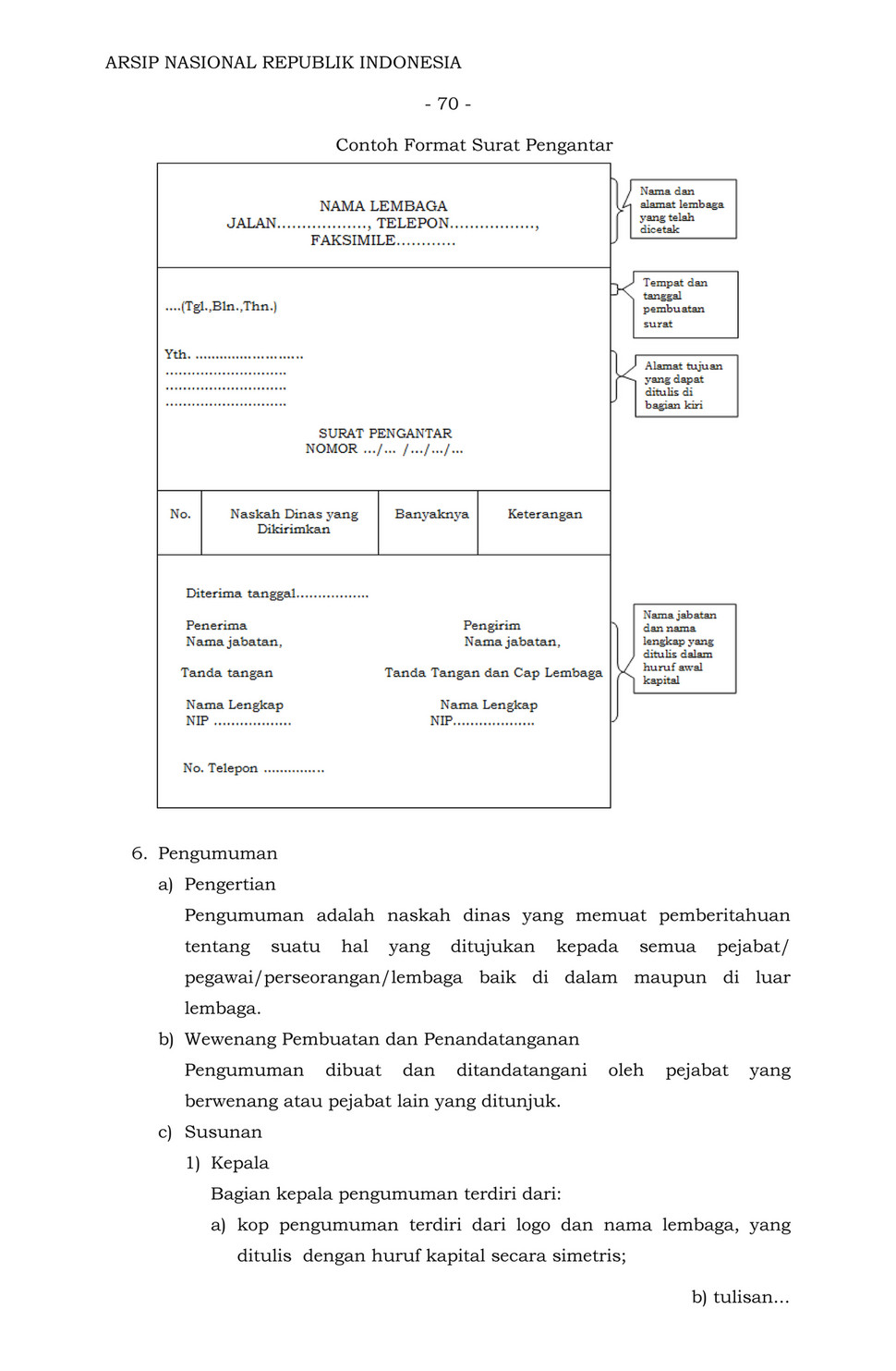 Pn Mandailing Natal Perka Anri No 02 Tahun 2014 Tentang Pedoman Tata Naskah Dinas Page 76 Created With Publitas 