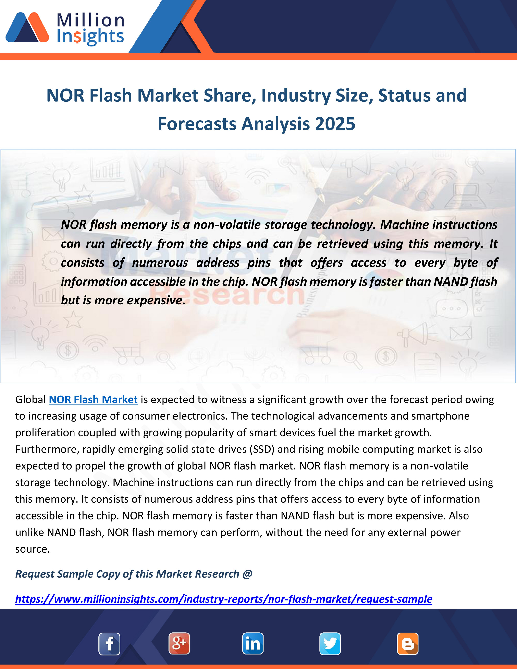 Million Insights Nor Flash Market Share Industry Size Status And Forecasts Analysis 25 Page 1 Created With Publitas Com