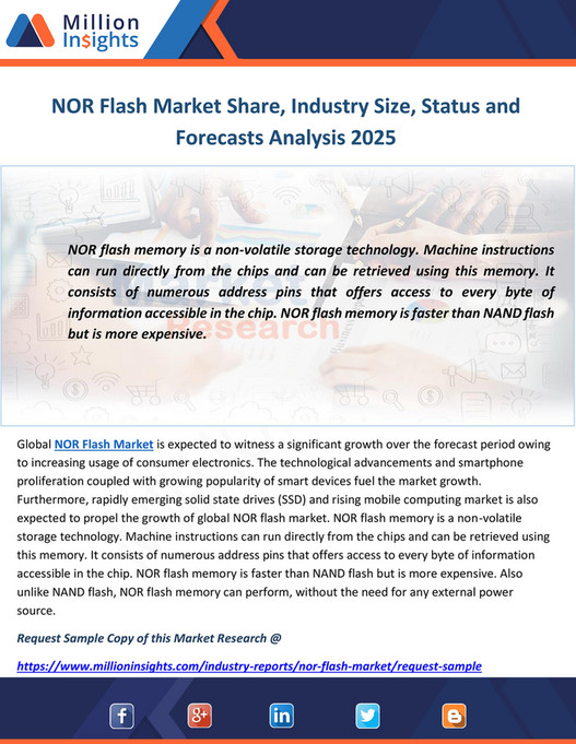 Million Insights Nor Flash Market Share Industry Size Status And Forecasts Analysis 25 Page 1 Created With Publitas Com