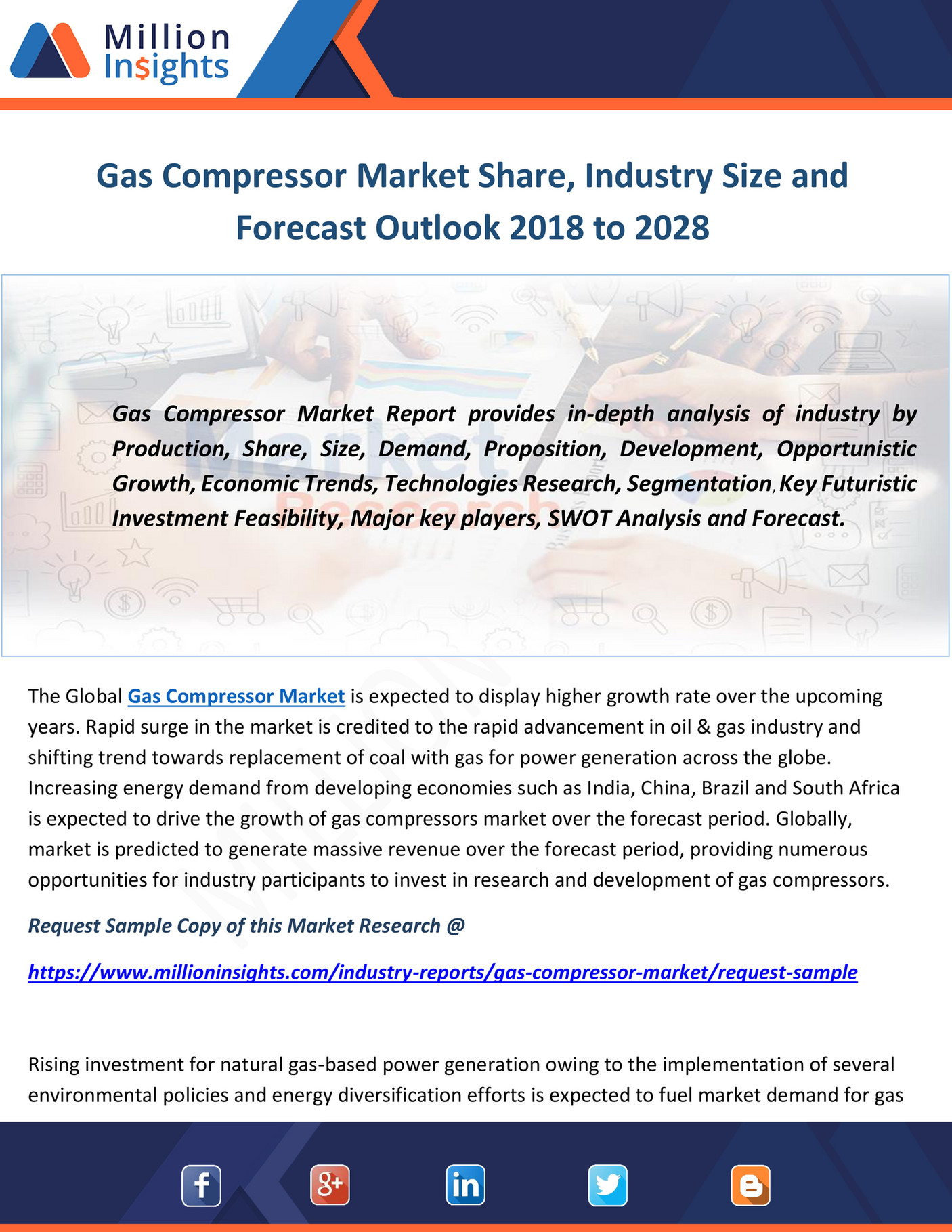 Million Insights Gas Compressor Market Share, Industry Size and