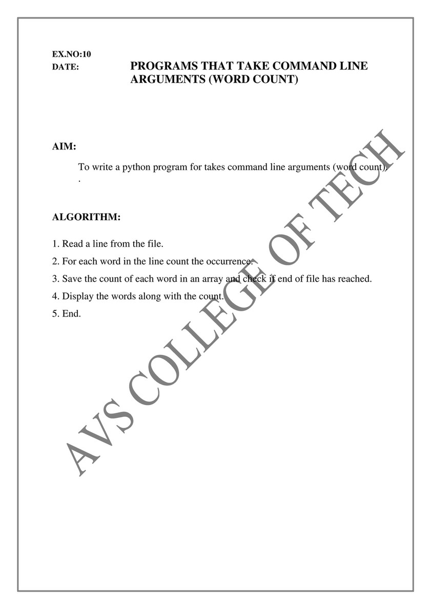 AVS college of tech - AVS TECH-Python-LAB Manual 2017 - Page 36-37 -  Created with Publitas.com