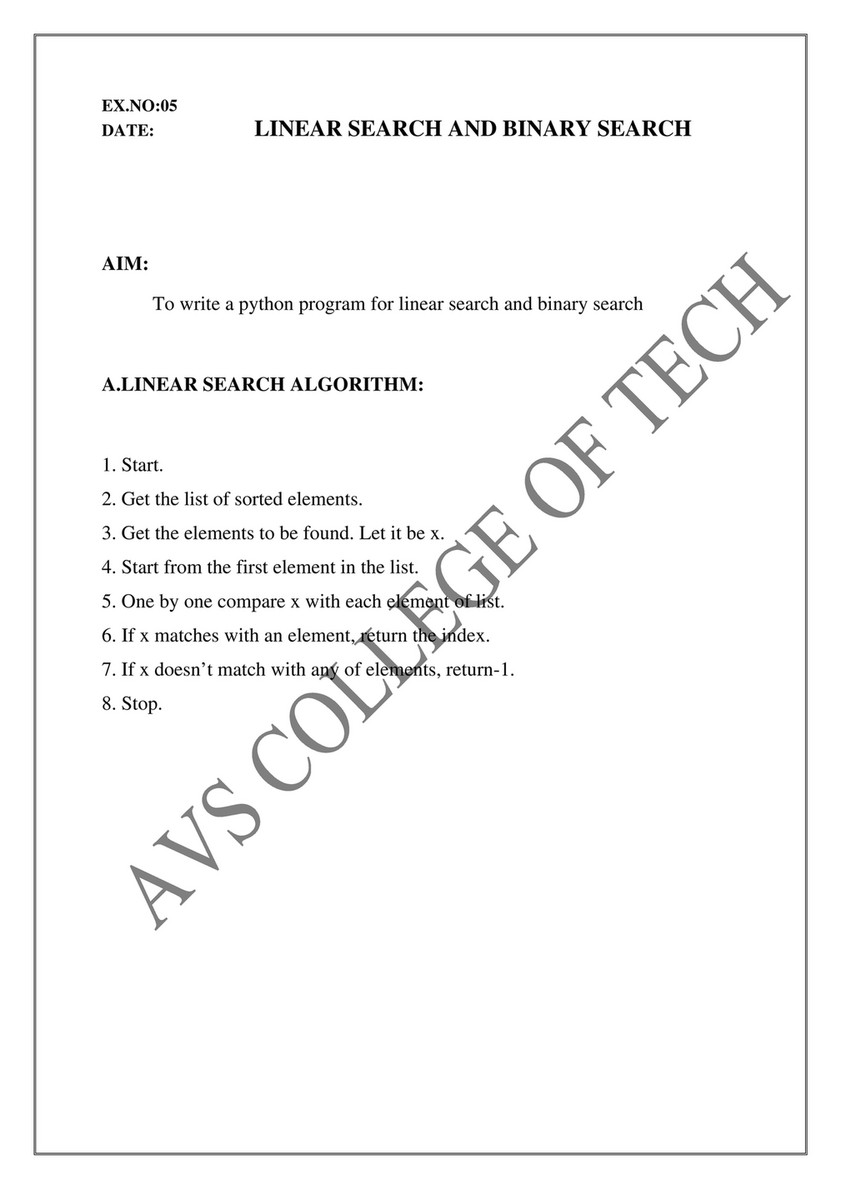 AVS college of tech - AVS TECH-Python-LAB Manual 2017 - Page 14-15 -  Created with Publitas.com