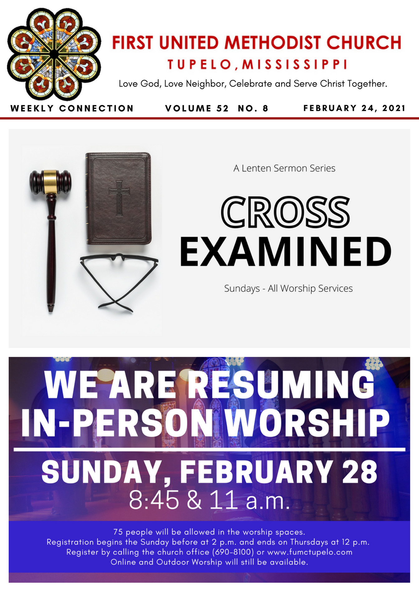 First United Methodist Church, Tupelo MS FUMC Newsletter 02.24.2021