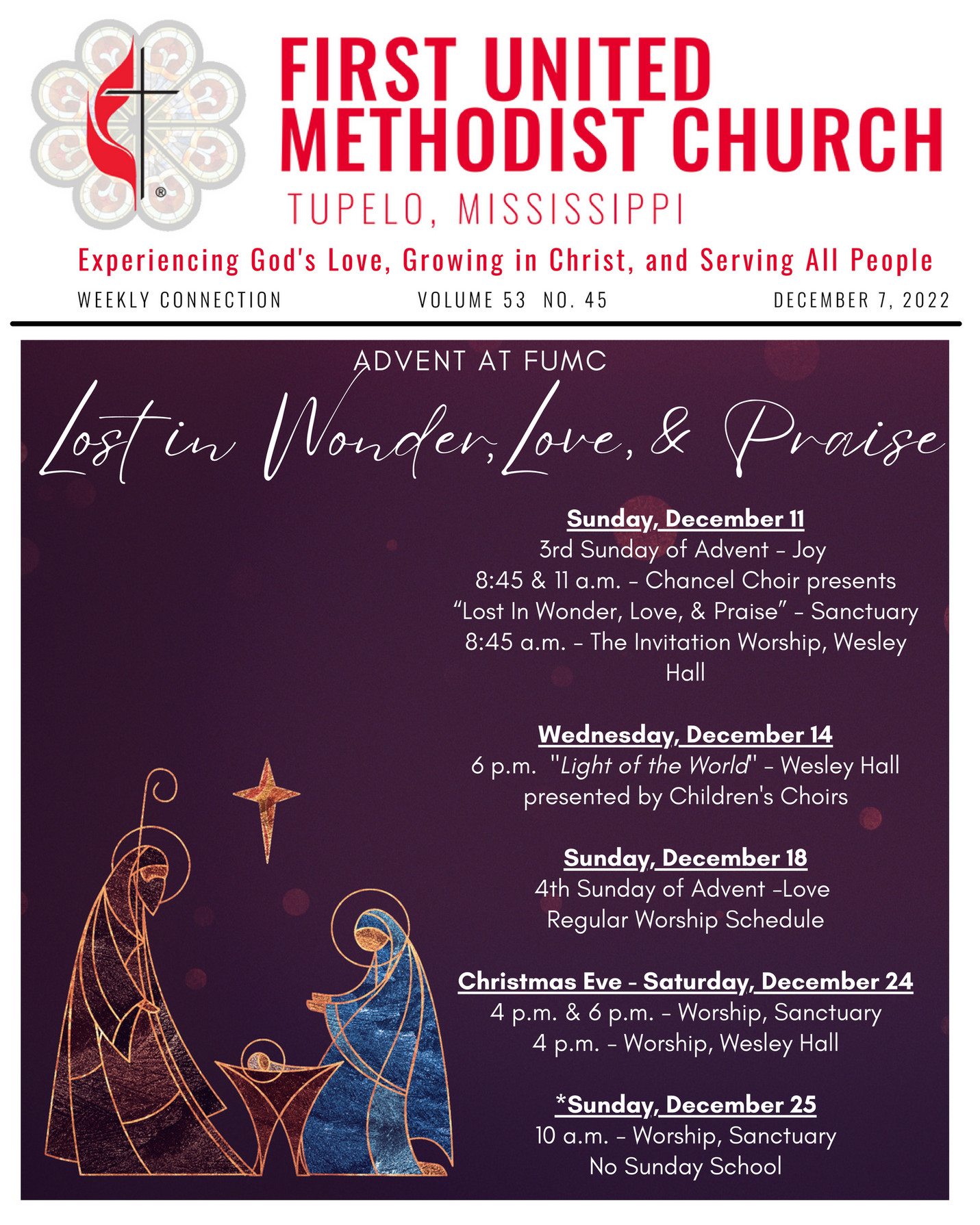 First United Methodist Church, Tupelo MS - FUMC Newsletter 12.07.2022 ...