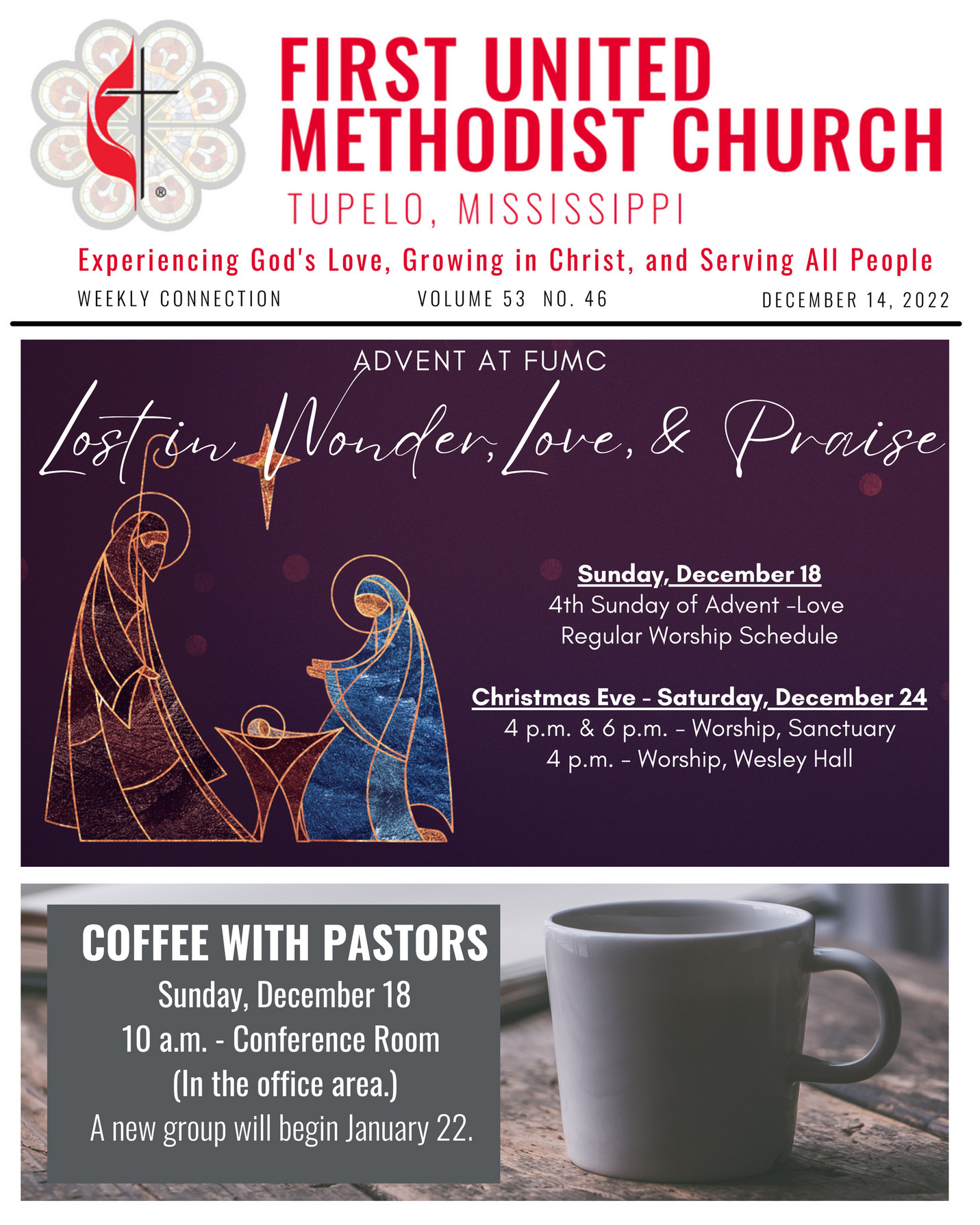 First United Methodist Church, Tupelo MS FUMC Newsletter 12.14.2022