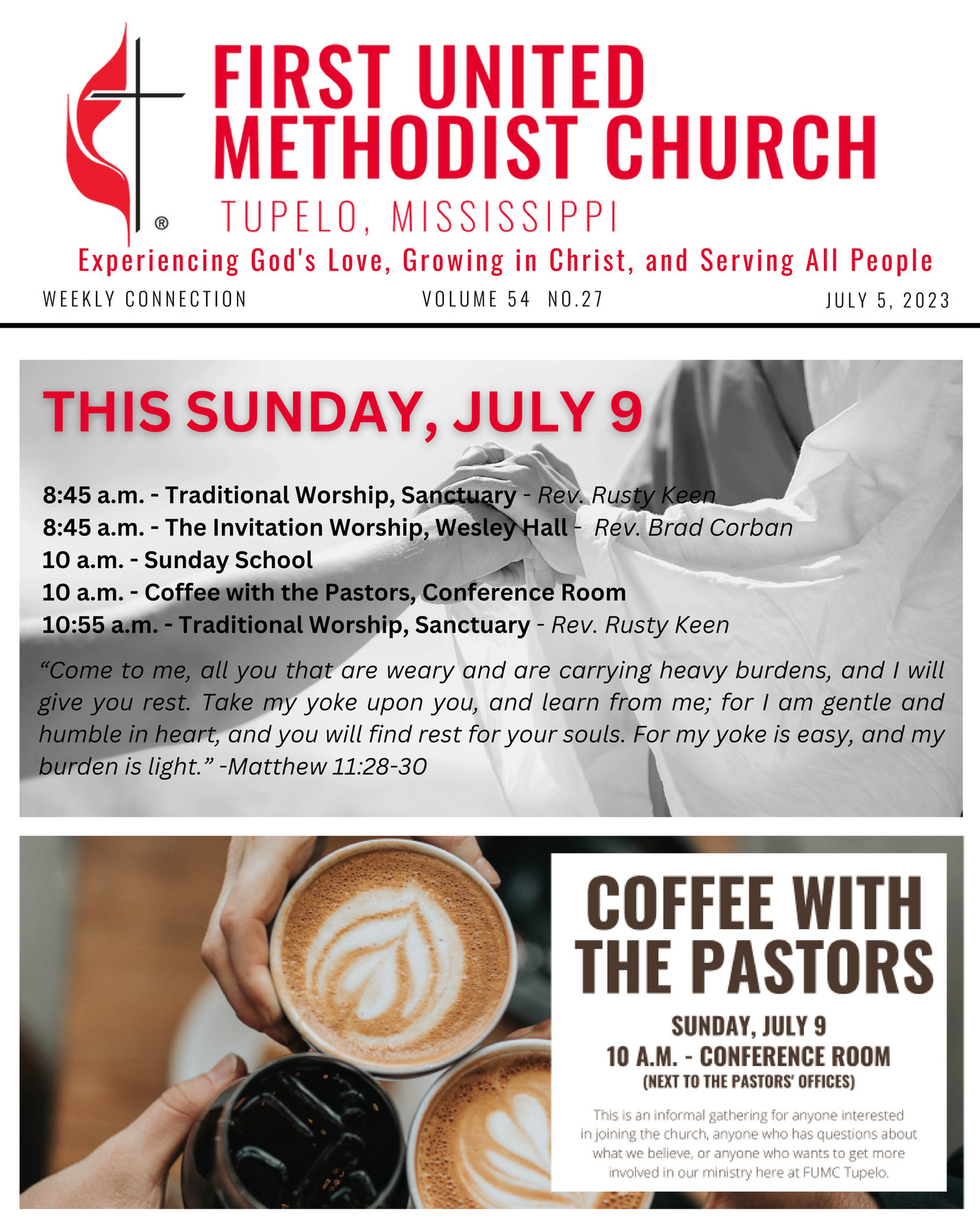 First United Methodist Church, Tupelo MS - FUMC Newsletter 07.05.2023 ...