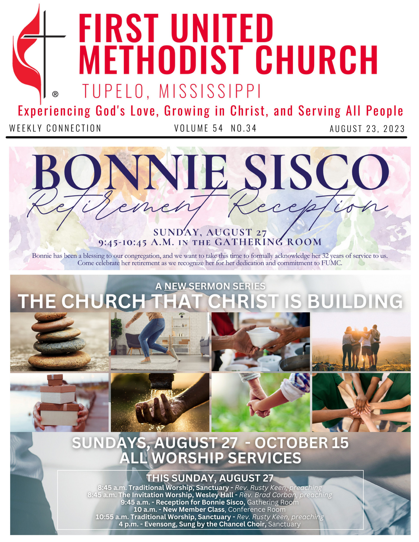 First United Methodist Church, Tupelo MS FUMC Newsletter 08.23.2023